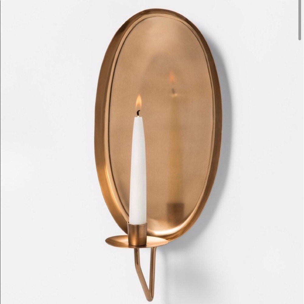 Smith & Hawken brass wall sconce
